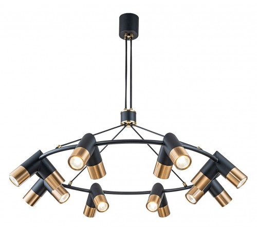 Подвесная люстра Indigo 11036/16P Black Doppio