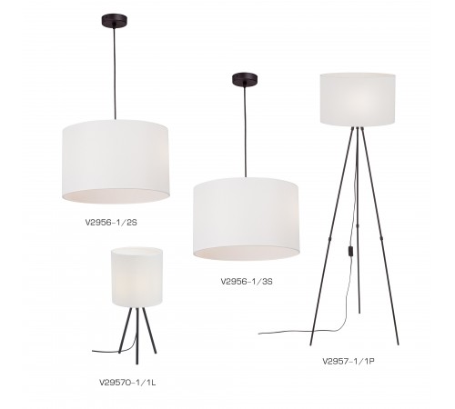 Настольная лампа декоративная Vitaluce V29570-1/1L V29570