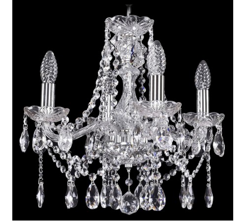 Подвесная люстра Bohemia Ivele Crystal 1413/4/141/Ni 1413