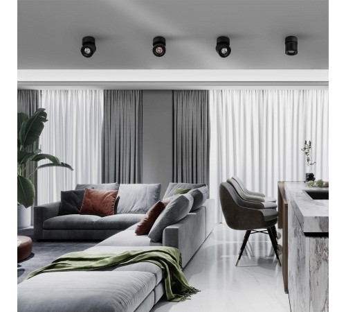 Накладной светильник Loft it 10180 Black 3000K Tictac