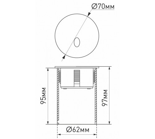 Встраиваемый светильник Arlight 031166 Gap