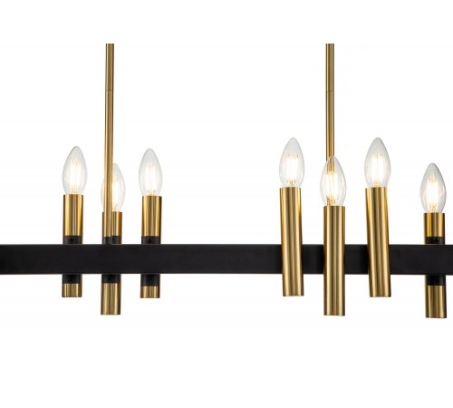 Люстра на штанге Indigo 13009/16PL Black Cero