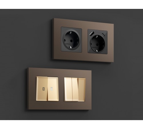 Рамка на 4 поста Ambrella Volt AF250634 Qubi