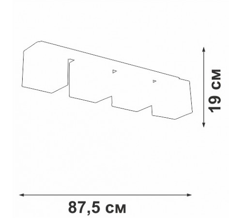 Накладной светильник Vitaluce V2879-1/4PL V2879