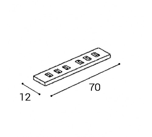 Крепление для трека Italline IT012-5038 ATOM