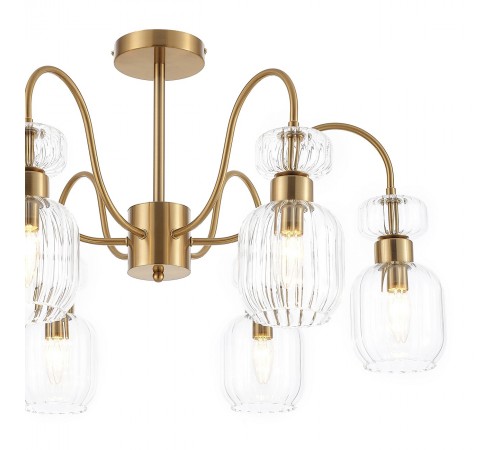 Люстра на штанге Escada 1141/6PL Clear Gloss