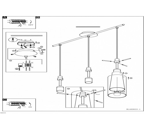 Подвесной светильник Eglo 89833 Pinto