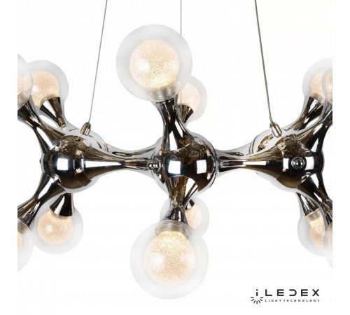 Подвесная люстра iLedex C4465-12R CR Blossom