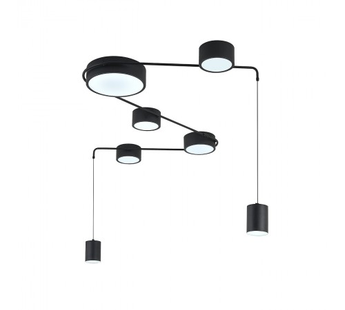 Потолочная люстра Indigo 14028/7С Black Modulo