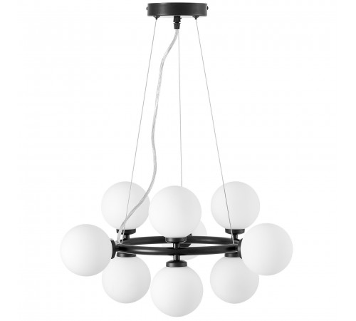 Подвесная люстра LUMINA DECO LDP 6033-9 BK MARSIADA