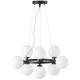 Подвесная люстра LUMINA DECO LDP 6033-9 BK MARSIADA