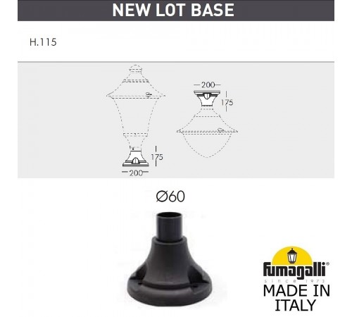 Наземный низкий светильник Fumagalli G41.115.000.AYE27 Globe 400 Modern
