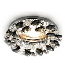 Встраиваемый светильник Ambrella Light K206 BK/CH K