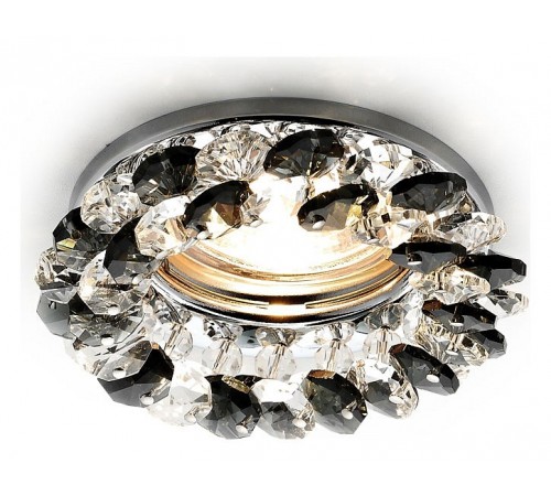 Встраиваемый светильник Ambrella Light K206 BK/CH K