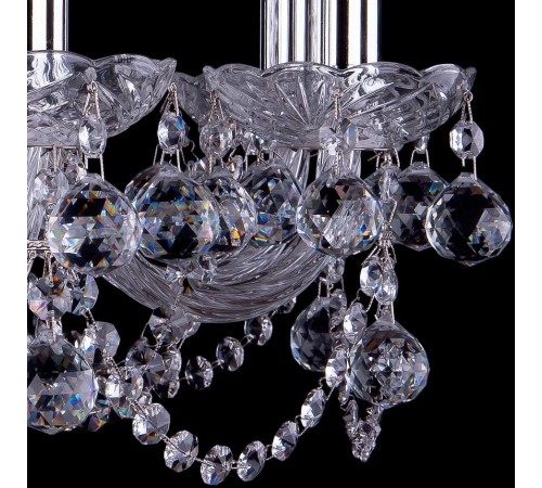 Подвесная люстра Bohemia Ivele Crystal 1402/8/195/Ni/Balls 1402
