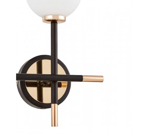 Бра LUMINA DECO LDW 6033N-2 BK+FGD Marsiada