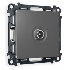 ТВ-розетка проходная без рамки Ambrella Volt MA663030 Quant