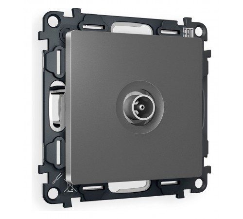 ТВ-розетка проходная без рамки Ambrella Volt MA663030 Quant