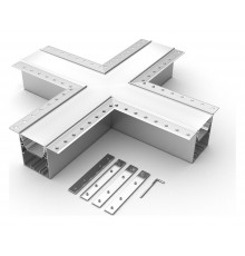 Соединитель угловой X-образный накладной Arlight 030134 S-LUX