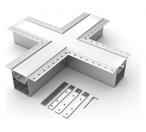 Соединитель угловой X-образный накладной Arlight 030134 S-LUX