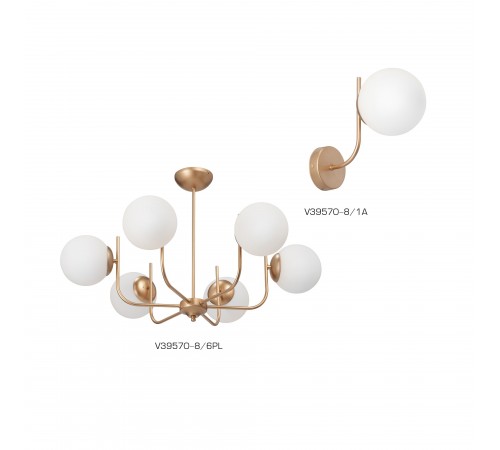 Люстра на штанге Vitaluce V39570-8/6PL V39570