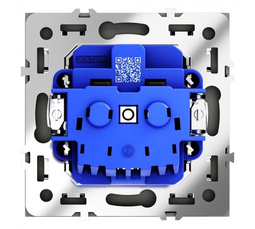 Розетка с заземлением, без рамки Voltum VLS040106 S70