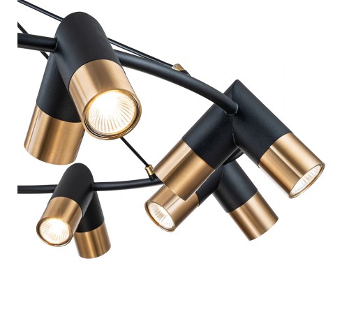 Подвесная люстра Indigo 11036/16P Black Doppio