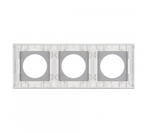 Рамка на 3 поста Arlight 43838 GLARE