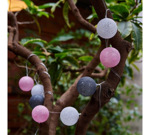 Гирлянда на солнечных батареях Uniel UL-00011593 COTTON BALLS-1