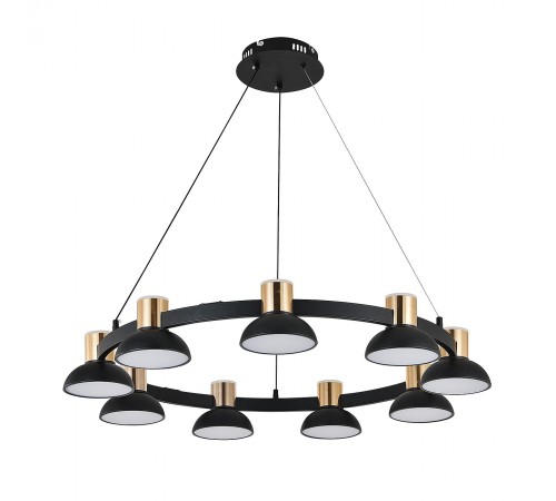 Подвесная люстра Indigo 11059/9P Black Traforo