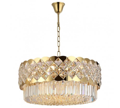 Подвесная люстра Newport 8300/60 C gold polished ASHLEY