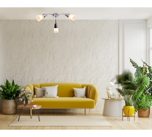 Потолочная люстра Escada 1100/3P Chrome Aquilegia