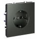 Розетка с заземлением, без рамки Voltum VLS040106 S70