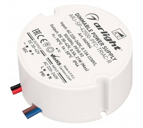 Блок питания с проводом Arlight 040964 ARJ