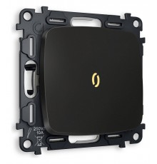 Выключатель одноклавишный с подсветкой без рамки Ambrella Volt MO802010 Quant