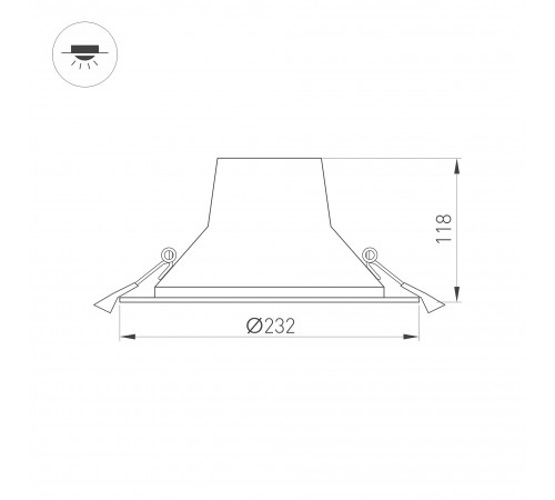 Встраиваемый светильник Arlight 027319(1) LEGEND