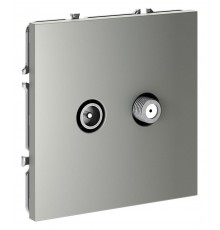 ТВ-розетка и SAT-розетка оконечная без рамки Voltum VLS060405 S70