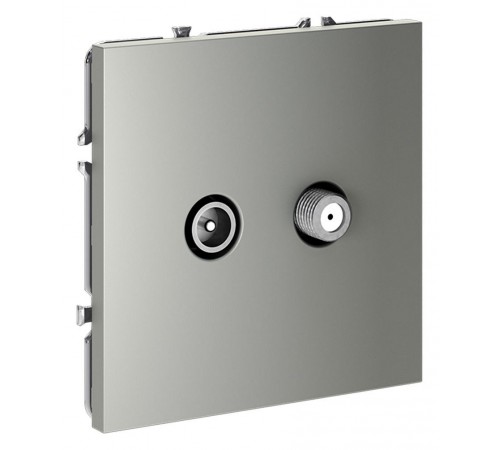 ТВ-розетка и SAT-розетка оконечная без рамки Voltum VLS060405 S70