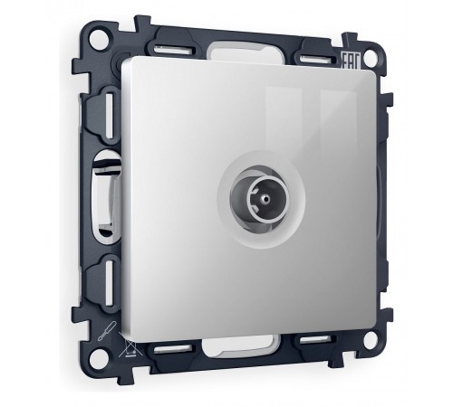 ТВ-розетка оконечная без рамки Ambrella Volt MA413010 Quant