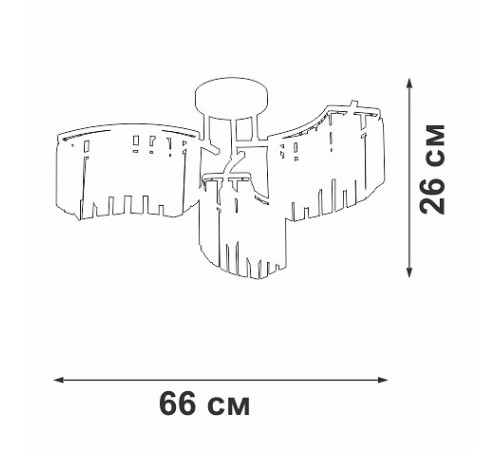 Потолочная люстра Vitaluce V5884-0/6PL V5884