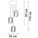 Подвесной светильник Vitaluce V43820-0/3S V4382