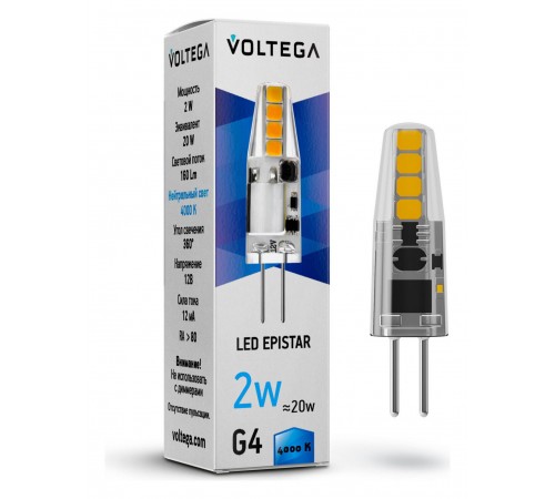 Лампа светодиодная Voltega 7143 Capsule G4