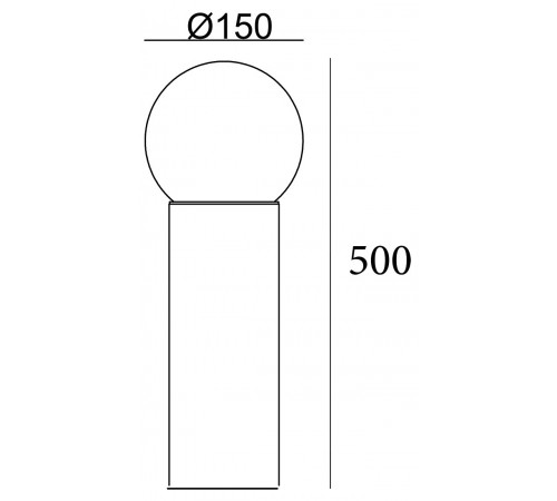 Наземный низкий светильник Escada 30001G/01 30001