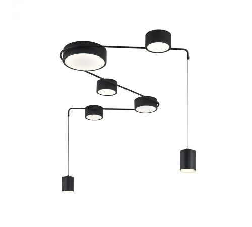 Потолочная люстра Indigo 14028/7С Black Modulo