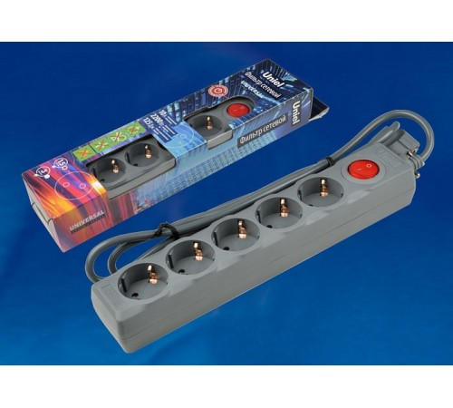 Удлинитель с выключателем Uniel UL-00001743 S-Gsu5