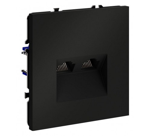 Розетка двойная Ethernet RJ-45 без рамки Voltum VLS060208 S70