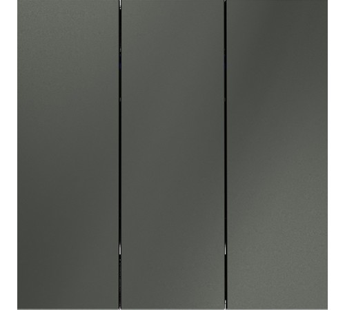 Выключатель трехклавишный без рамки Voltum VLS030106 S70