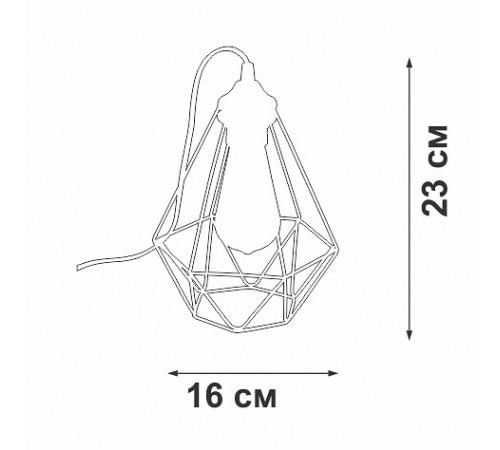 Настольная лампа декоративная Vitaluce V2803-1/1L V2803