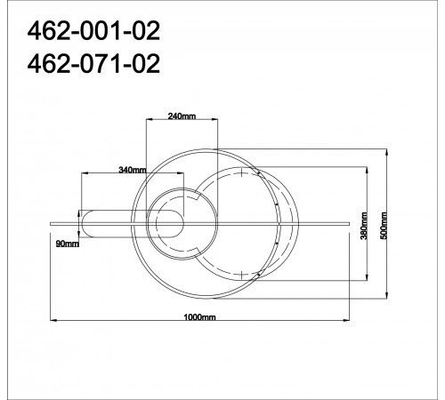 Накладной светильник Velante 462-071-02 462