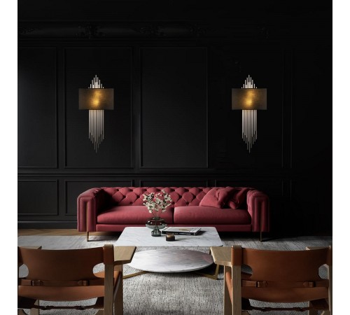 Накладной светильник Loft it 10107 Silver black Elegio